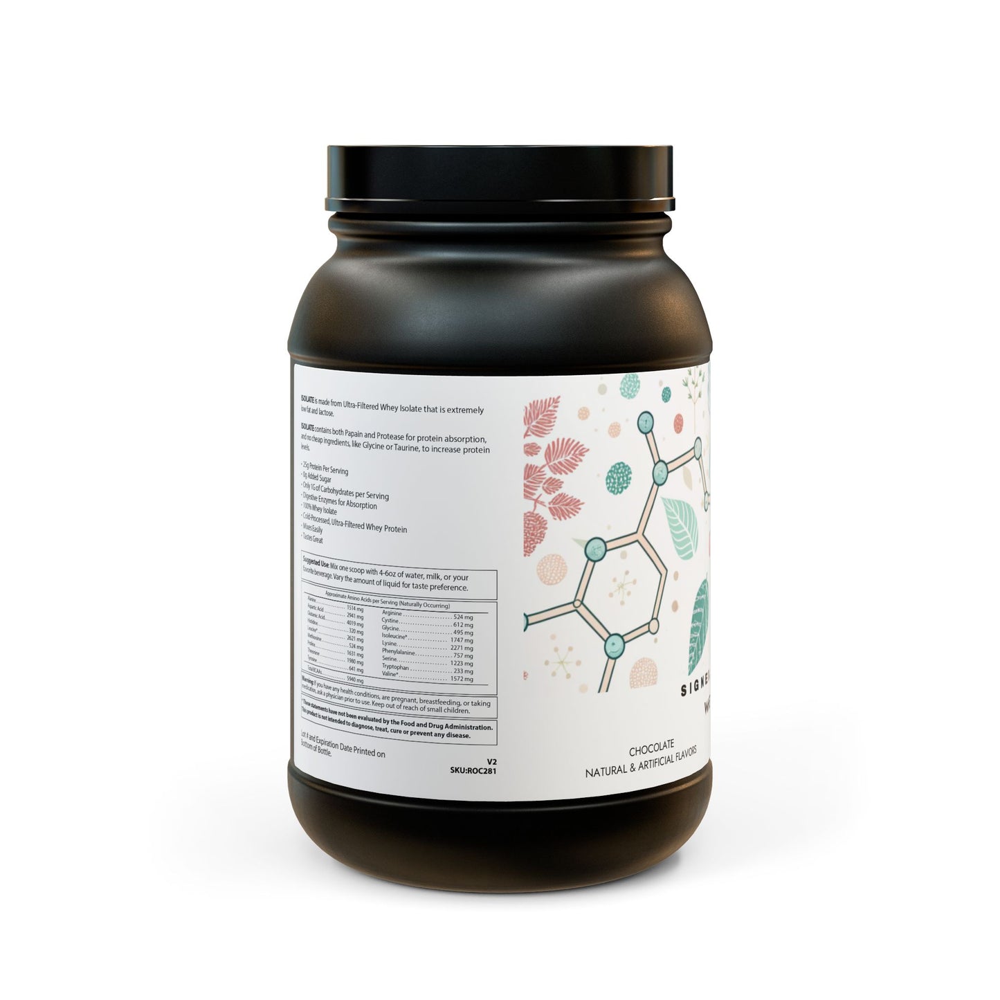 Whey Isolate Protein Supplement